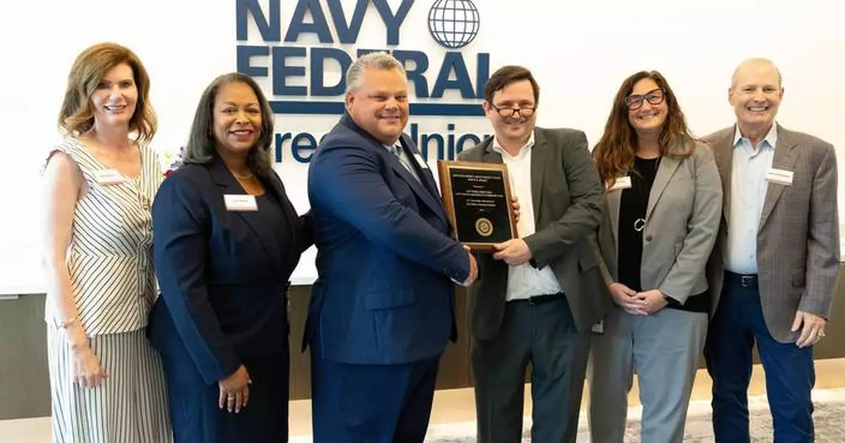 Department of the Navy Honors Navy Federal Branch for Exceptional Service to Military Members