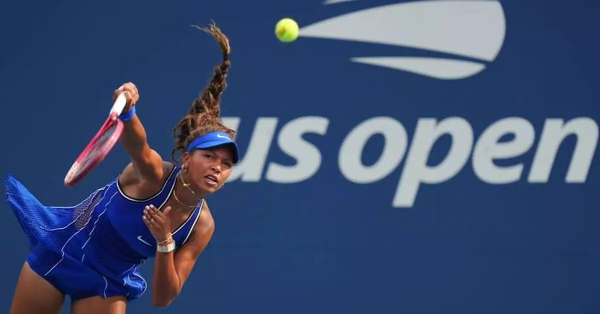 Thea Frodin, who was Serena Williams' body double in 'King Richard,' loses in her US Open debut