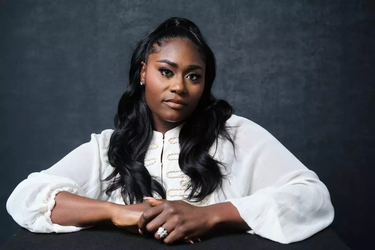 Danielle Brooks poses for a portrait to promote "If I Go They Will Miss Me" on Friday, Sept. 11, 2026, in Los Angeles. (Photo by Birdie Thompson/Invision/AP)