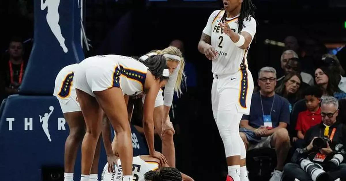 Fever announces backup guard Ty Harris will miss the WNBA playoffs because of broken lower left leg