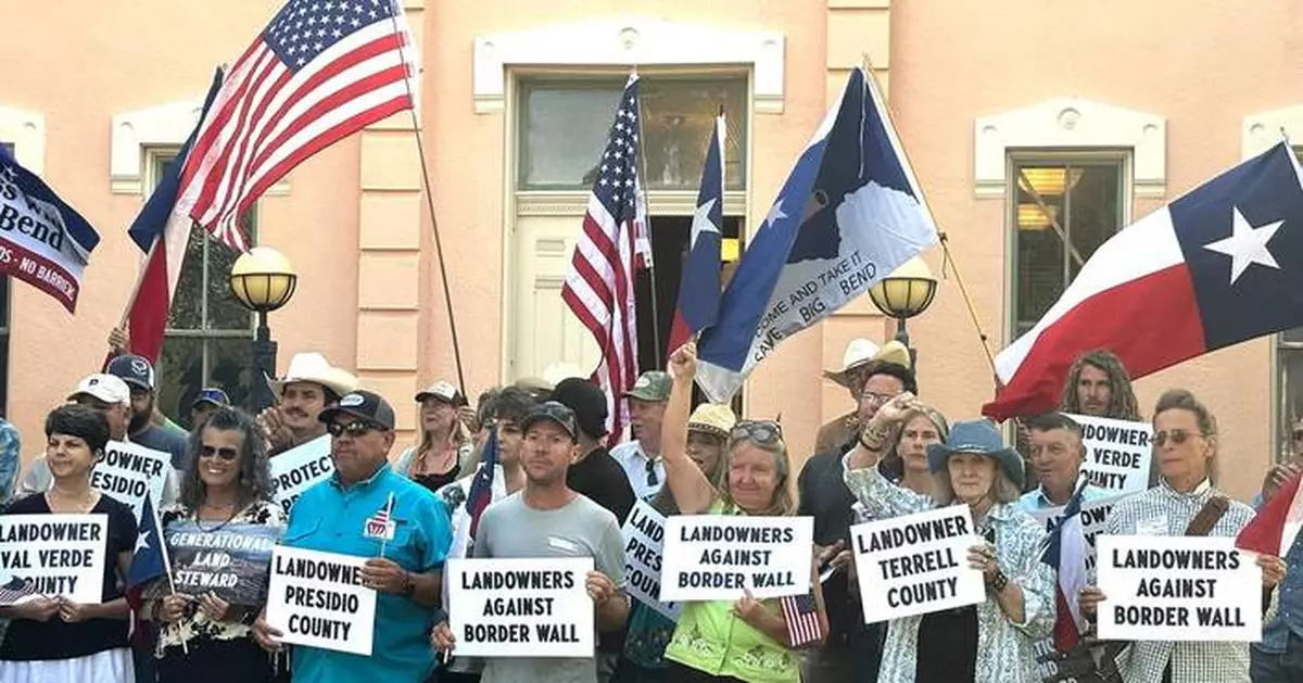 Texas landowners ask a court to stop Trump’s Big Bend wall plans