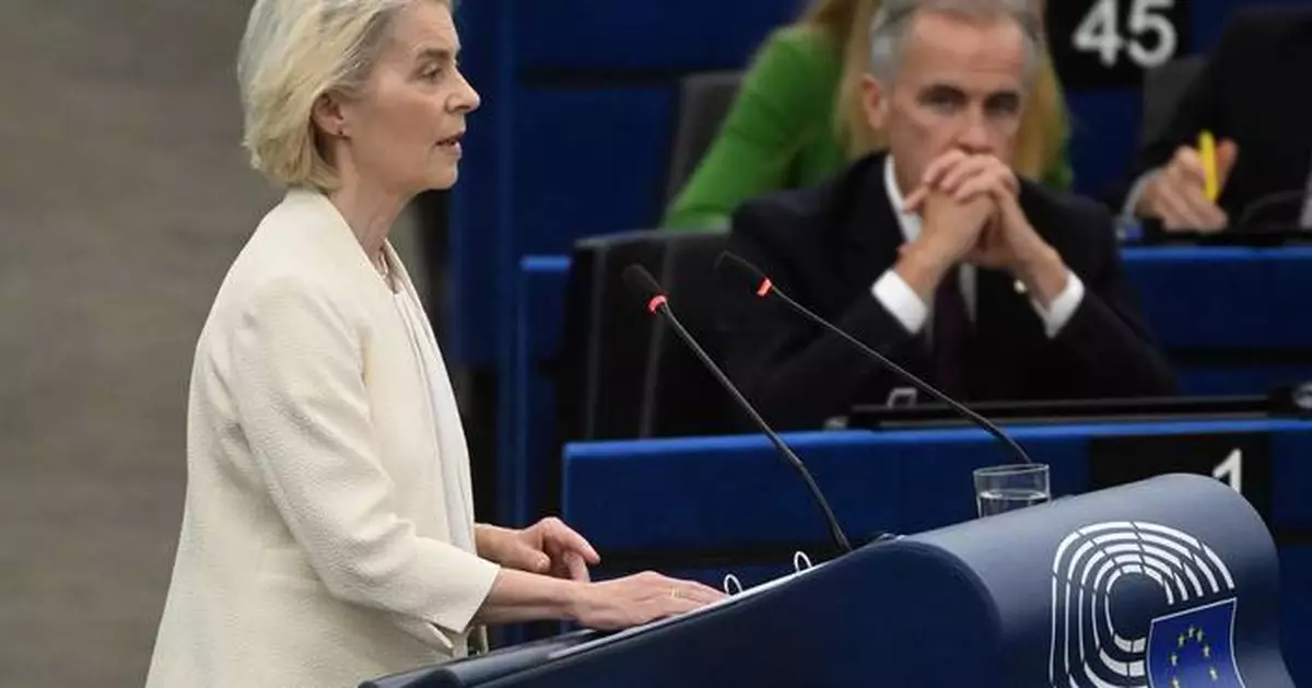 EU chief Ursula von der Leyen says she wants Canada to become the bloc's 1st associate member