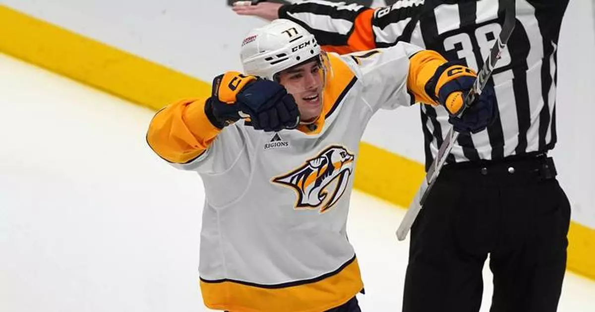 Devils acquire Luke Evangelista from the Predators for 2 high draft picks