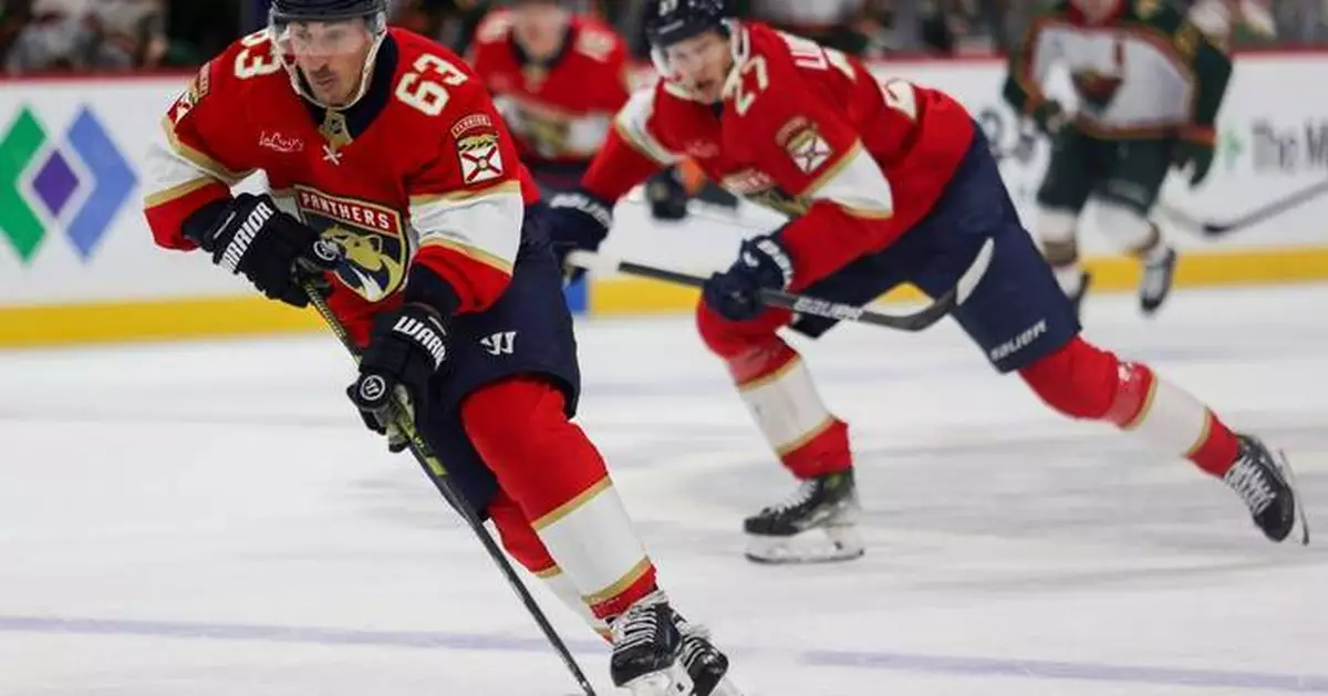 Panthers say Marchand will be rehabbing through October, Gadjovich remains out indefinitely
