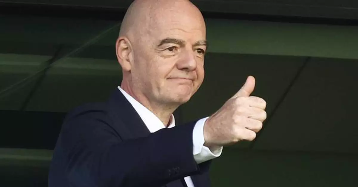 FIFA President Gianni Infantino makes an appearance at U20 Women's World Cup