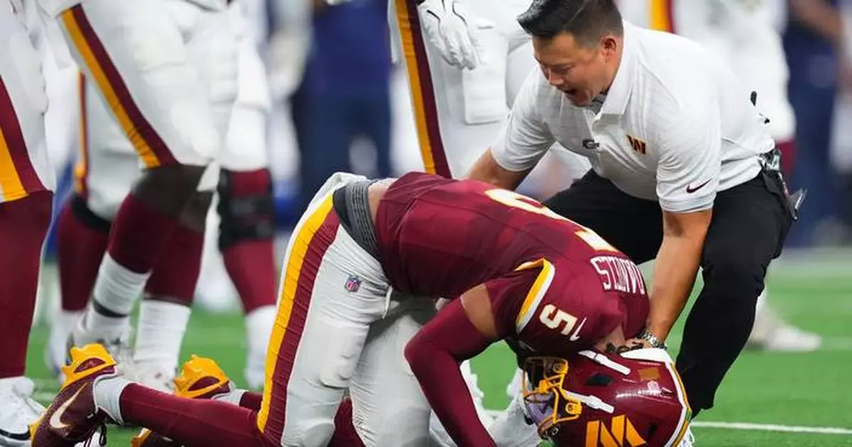 The Commanders are 0-2 and already dealing with another injury to their franchise quarterback