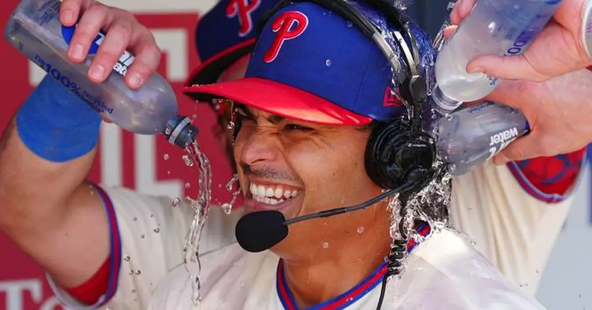 Luzardo strikes out 12 in 1st career shutout; Schwarber homers in Phillies' 1-0 win over Braves