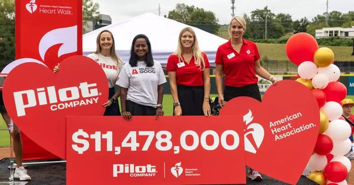 Pilot Commemorates More Than $11 Million Raised for American Heart Association