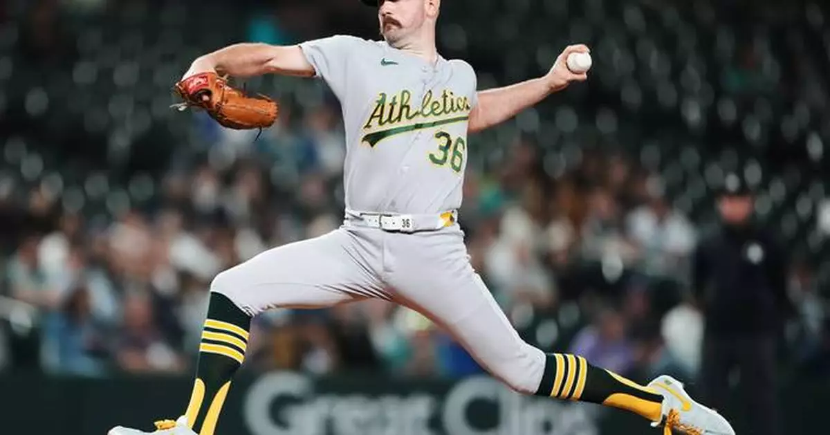 Butler drives in go-ahead run, A's pitchers combine for 18 strikeouts in 7-4 win over Mariners