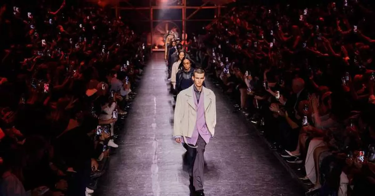 Glenn Martens exits Diesel with moans, headbanging and barely-there looks