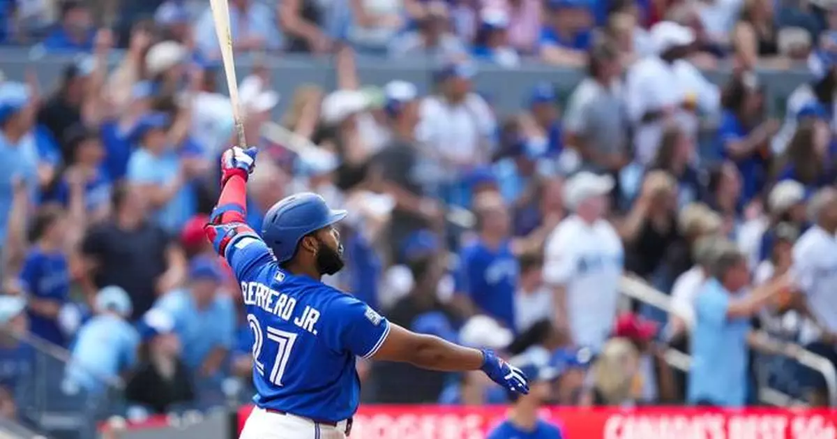 Guerrero has four hits, including first HR at home, as Blue Jays thump Orioles 8-1