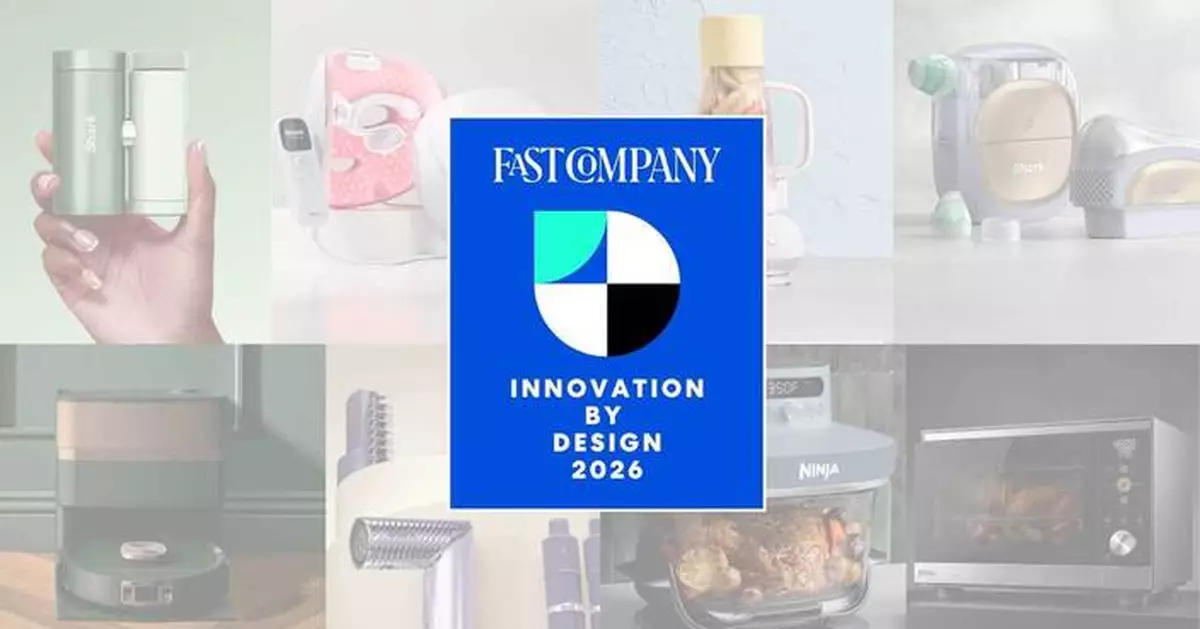 SharkNinja Honored in the Fast Company 2026 Innovation by Design Awards