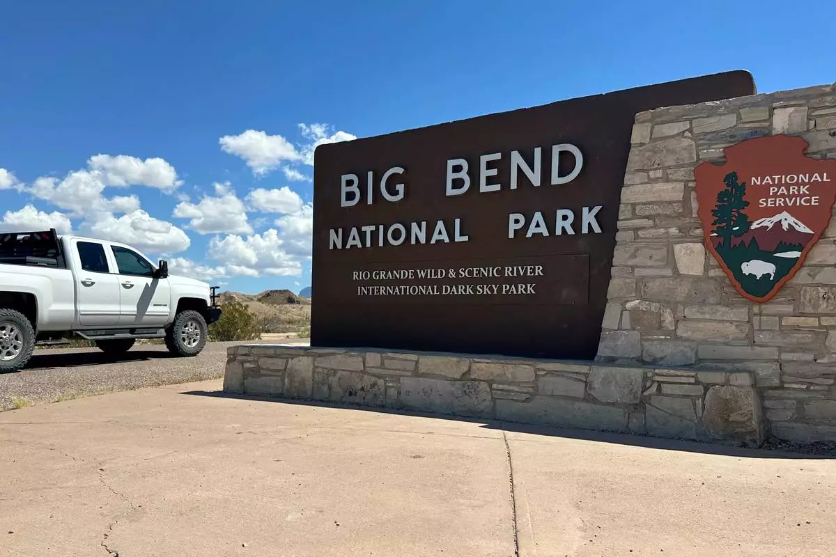 Big Bend National Park, Texas, is seen, Sept. 19, 2026. (AP Photo/Rebecca Santana)