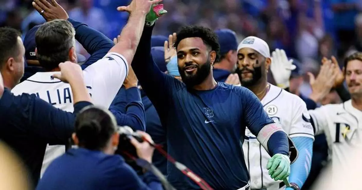 Junior Caminero's 2nd walk-off homer in 4 games gives the Rays a 2-1 win over the Athletics