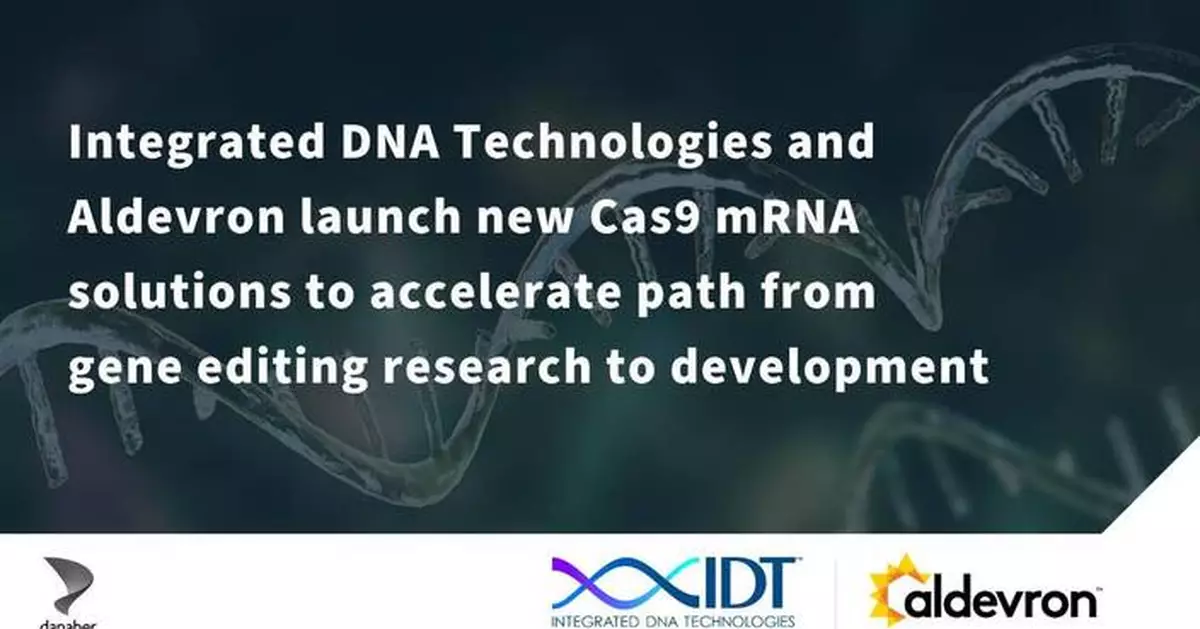Integrated DNA Technologies and Aldevron Launch New Cas9 mRNA Solutions to Accelerate Path from Gene Editing Research to Development