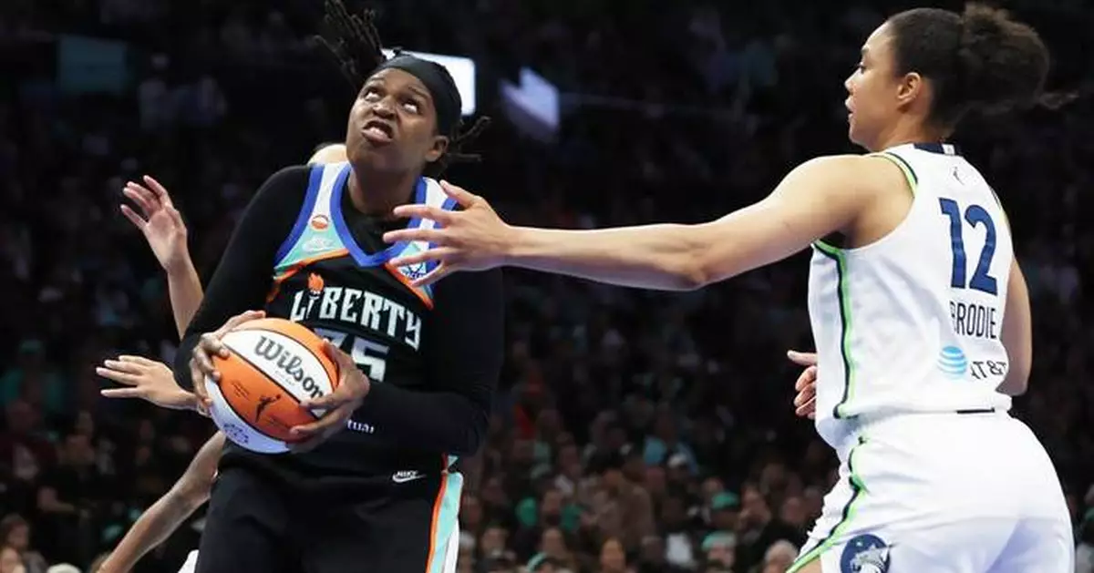 New York Liberty sweep the Minnesota Lynx 87-71, 1st No. 8 seed to oust a No. 1 in WNBA playoffs