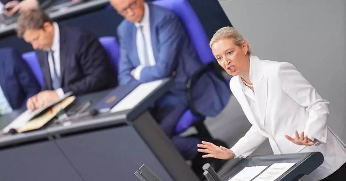 German far-right party taunts chancellor after its election triumph. He says it won't win a majority