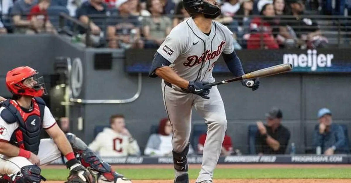 Riley Greene homers twice, drives in 4 runs in the Tigers' 6-0 win over the Guardians