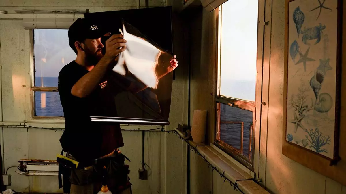 Tint World® Automotive Styling Centers™ and XPEL recently applied protective window film to the Frying Pan Shoals Tower, a decommissioned U.S. Coast Guard light station located 34 miles off the North Carolina coast, now operating as a nonprofit eco-tourism destination. The XPEL window film helps the off-grid structure block a significant amount of solar heat to conserve battery and generator power.