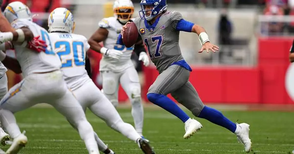 Allen, Bills outlast Chargers 24-16 despite committing 5 turnovers