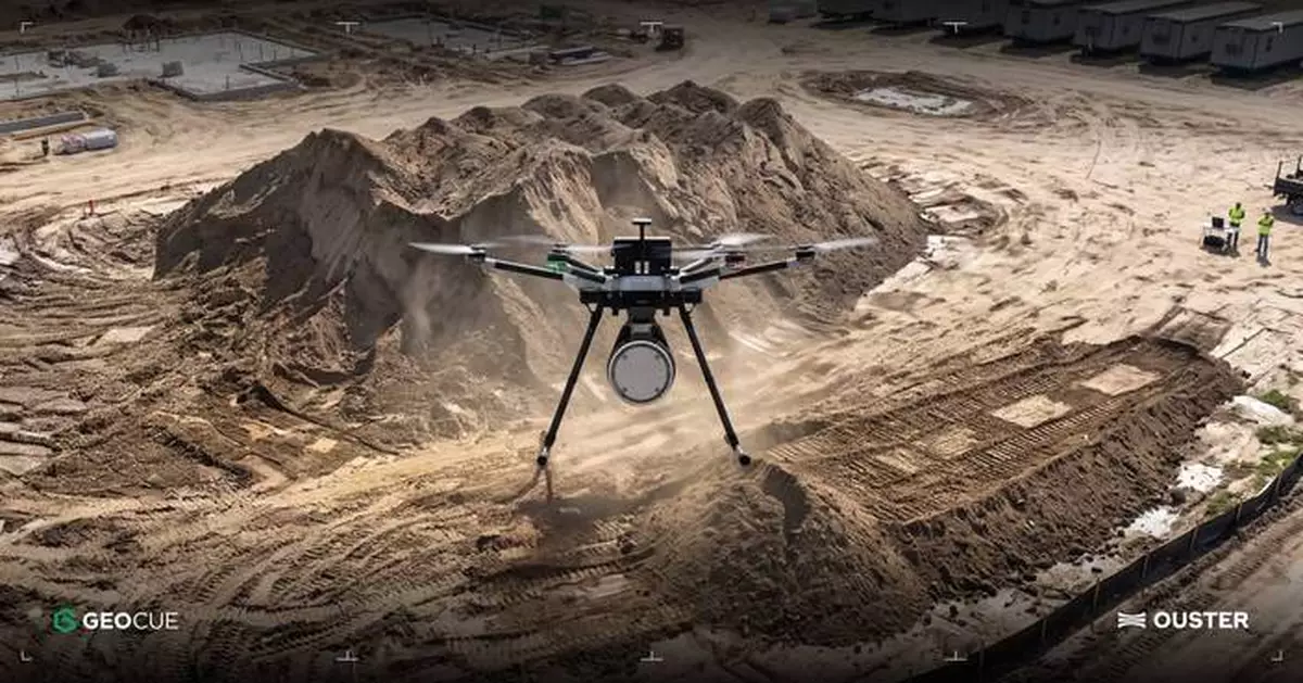 GeoCue Elevates Survey-Grade Drone Mapping with Ouster's BABA-Compliant Native Color Rev8 Digital Lidar