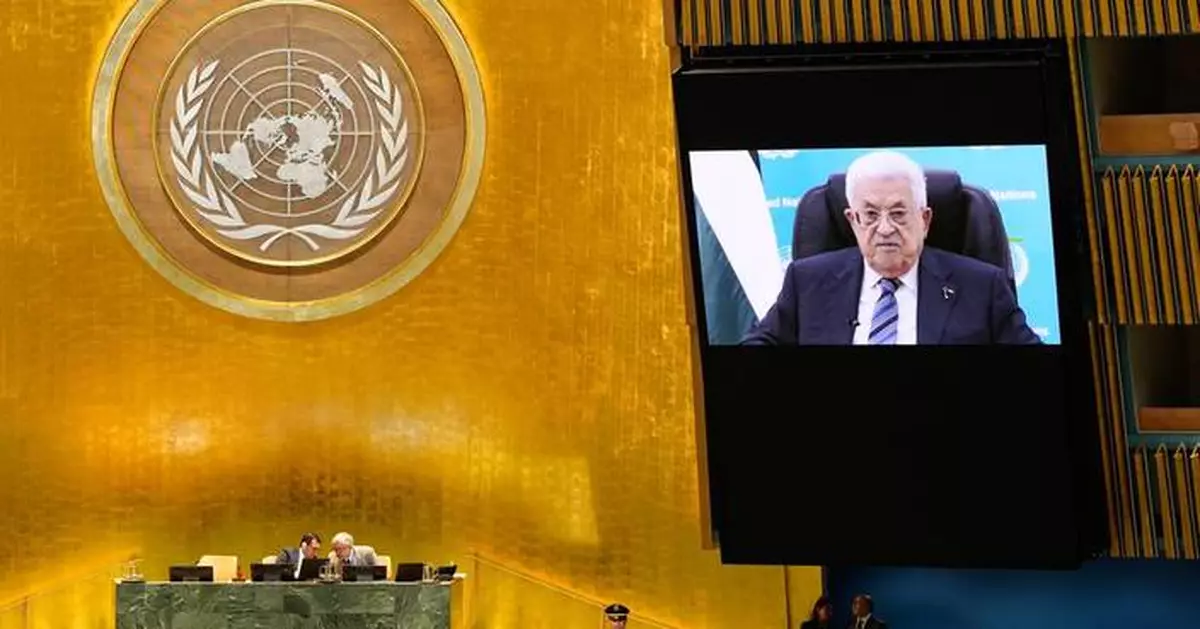 Palestinian president, again denied a visa to speak at UN, addresses leaders on prerecorded video