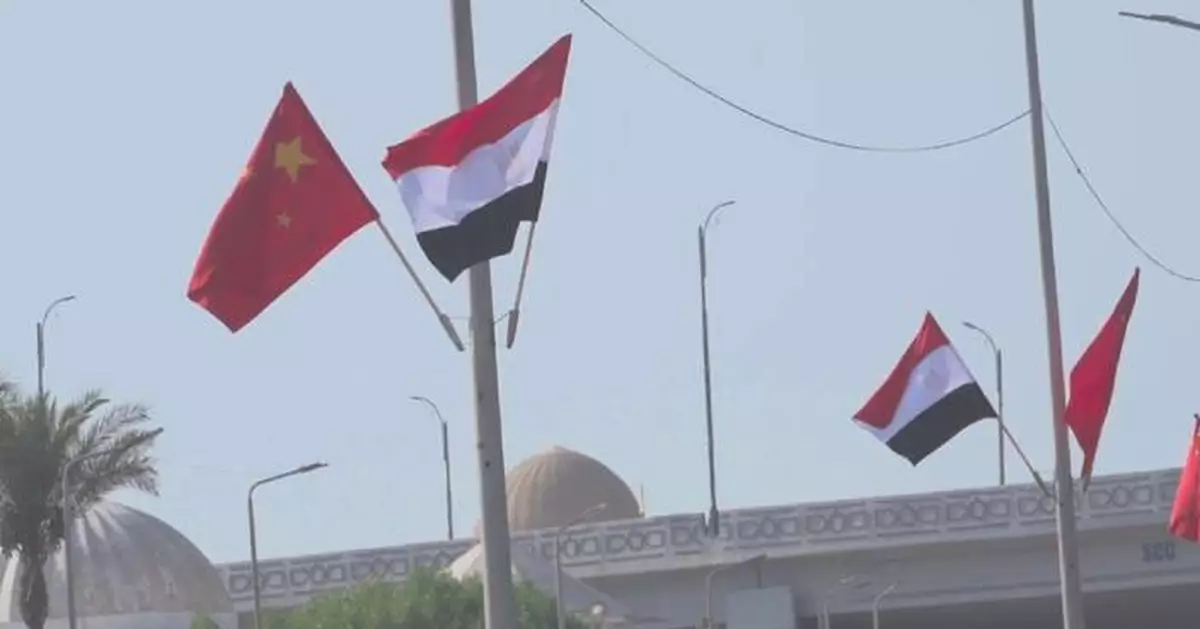 Cairo's streets decked out with flags to welcome Xi's state visit