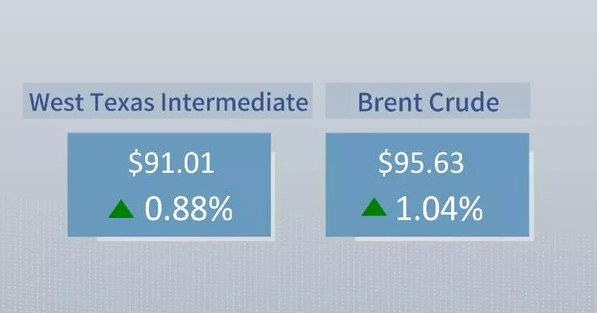 Crude futures settle higher
