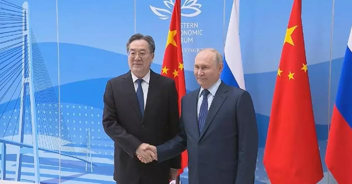 Chinese vice premier meets Putin on relations, co-chairs bilateral events