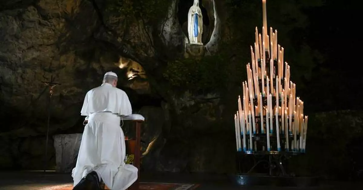 Pope brings message to protect life to French shrine at Lourdes known for miraculous cures