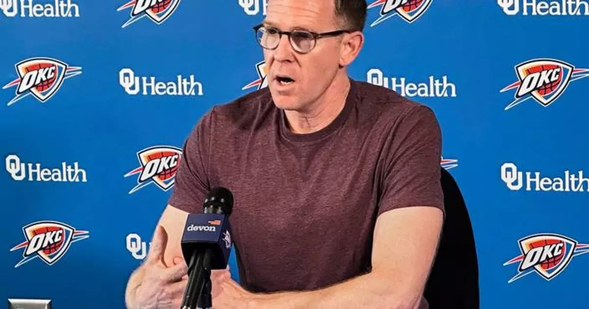 Thunder GM Sam Presti expects OKC to be 'exceptional' team even after major offseason moves