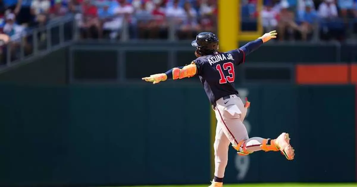 Acuña, Riley power Braves past Phillies 5-4 as Atlanta moves 5 games up over Philly in NL East