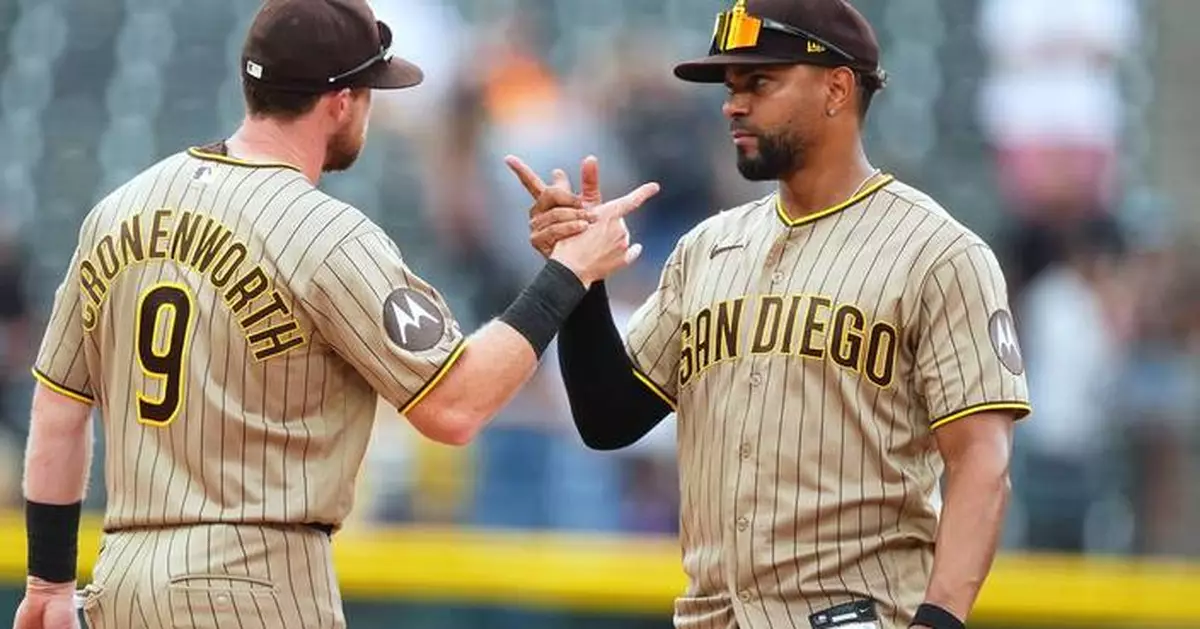 Xander Bogaerts misses a cycle by a single as the Padres roll past the Rockies 9-2