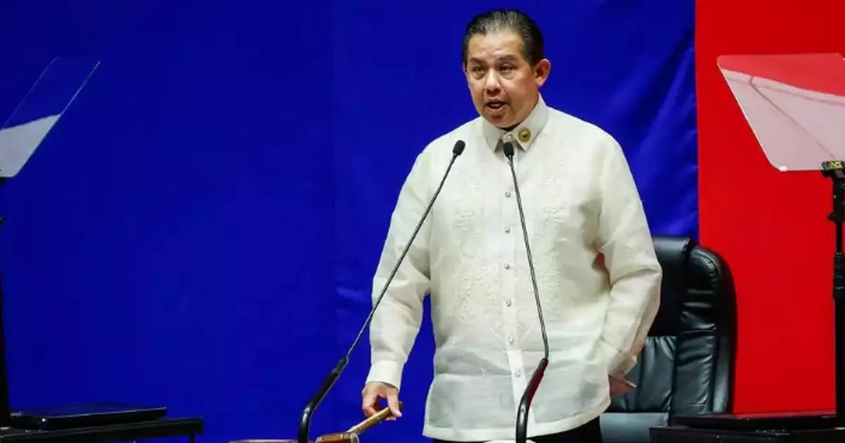 A Philippine lawmaker charged with corruption in flood control projects