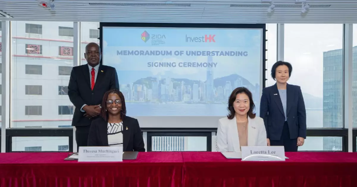InvestHK and ZIDA Seal MOU at Belt and Road Summit for New Partnership
