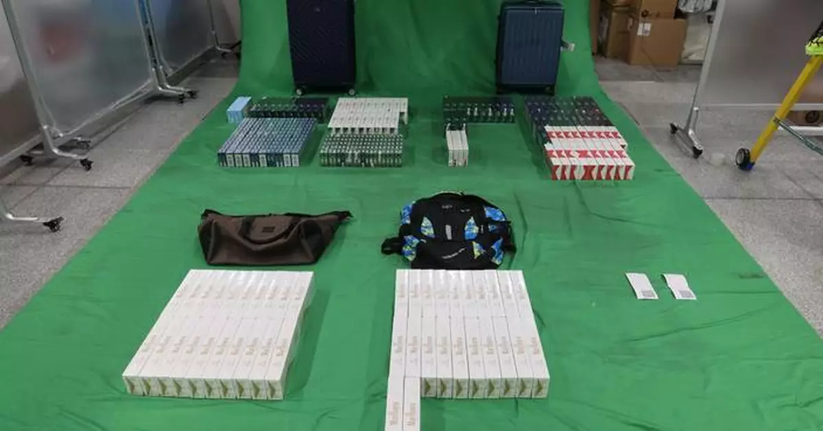 Two men jailed for six months for smuggling $280,000 in duty-not-paid cigarettes at Hong Kong airport.