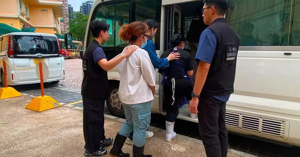 Immigration Department Arrests 20 in Anti-Illegal Worker Operations Swordfish Across Hong Kong.
