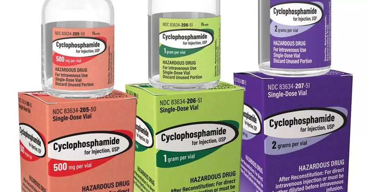 Avenacy Announces Launch of Cyclophosphamide for Injection, USP in the U.S. Market
