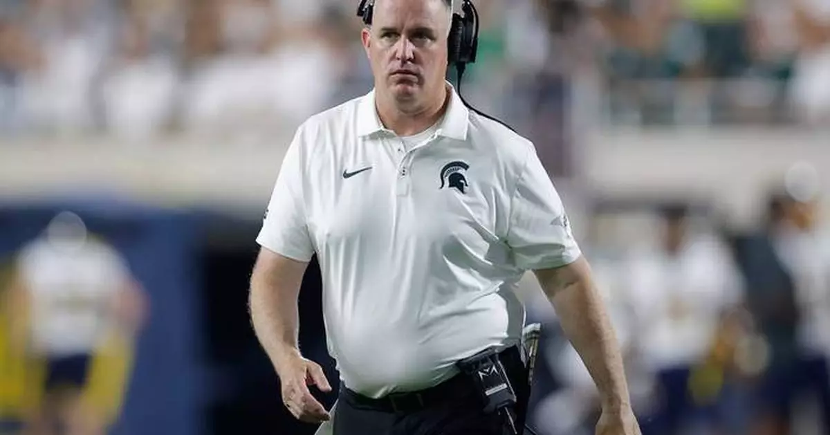 Big Ten's top game has Michigan State's Pat Fitzgerald trying to deliver another upset at Notre Dame