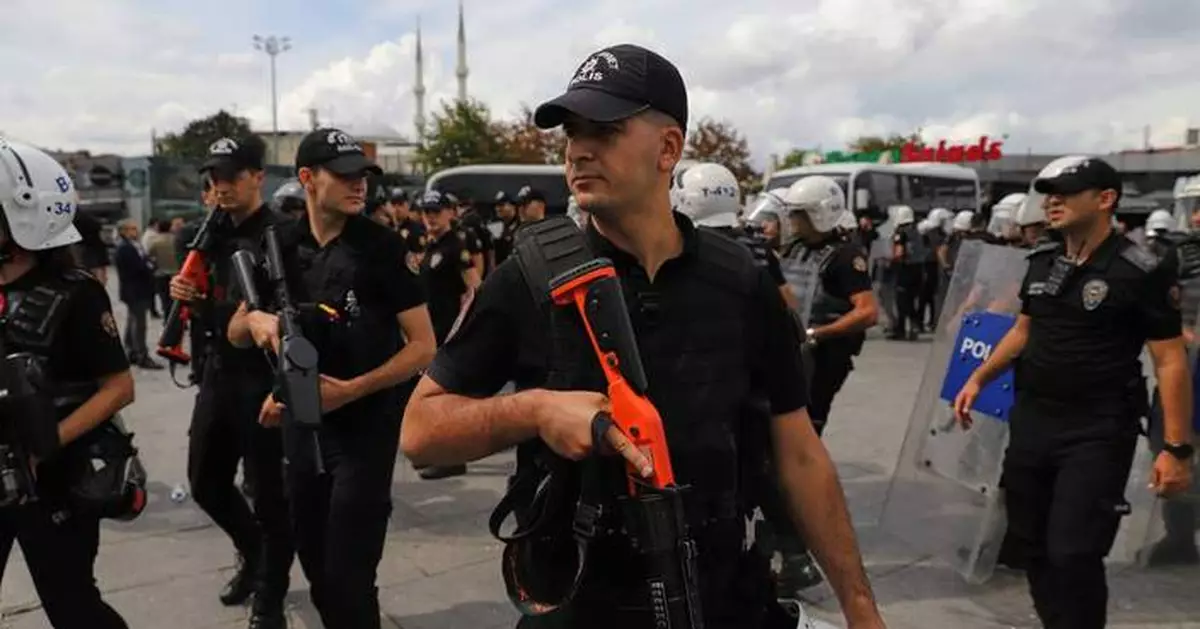 Police detain dozens at an Istanbul courthouse protest over LGBTQ+ crackdown