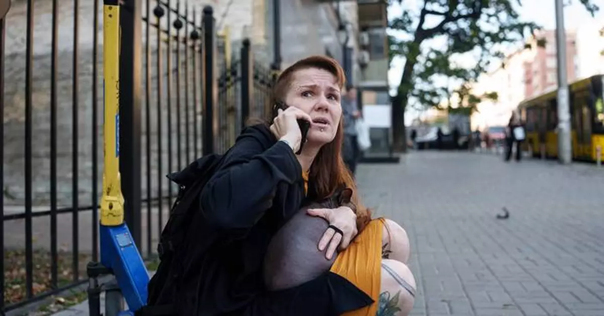 Russia's ballistic missile and jet-propelled drone blitz keeps Kyiv on edge