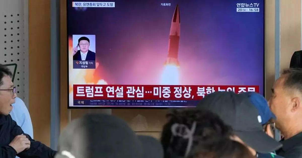 North Korea launches 2 ballistic missiles toward the sea and dials up pressure on the US