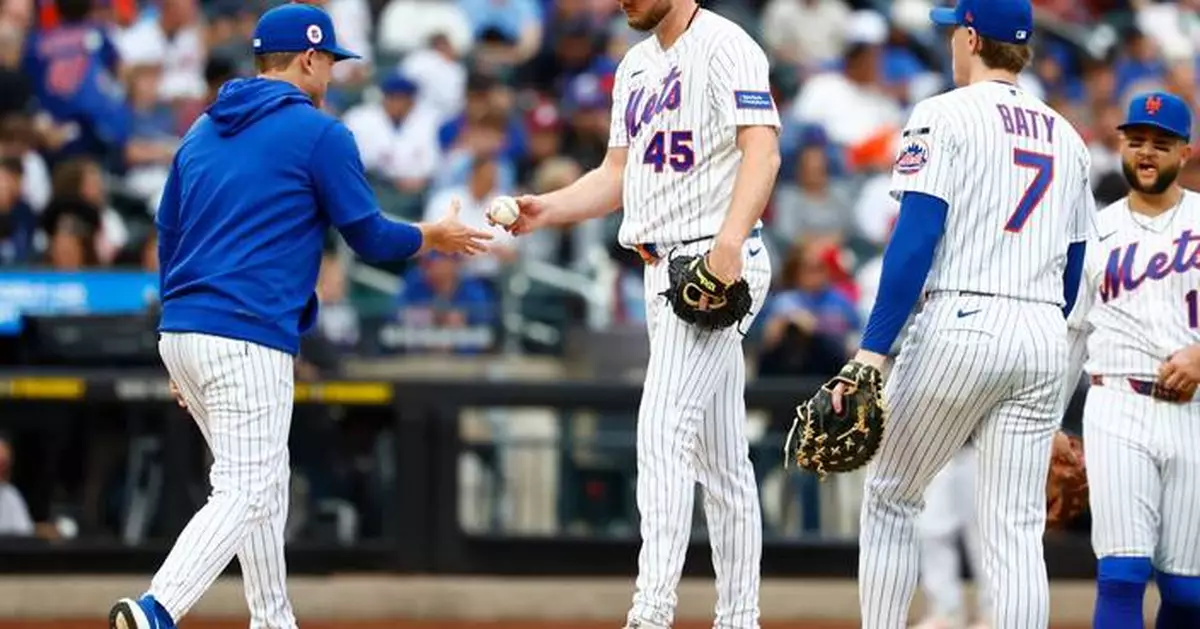 Mets put starter Christian Scott on IL and activate reliever Devin Williams for final few games