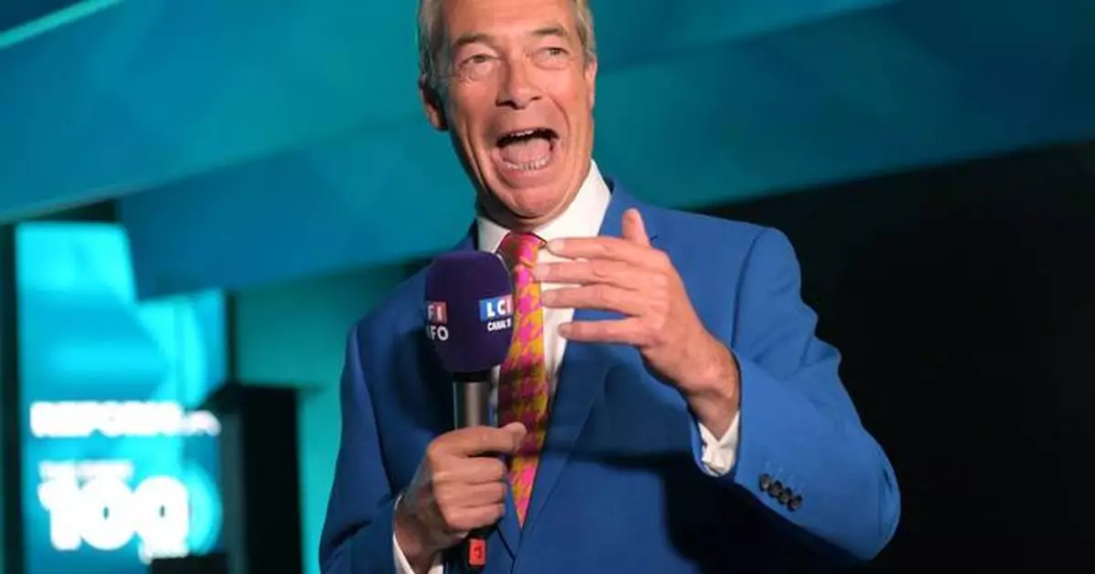 Nigel Farage's party suspends top officials after undercover sting makes foreign funding claims