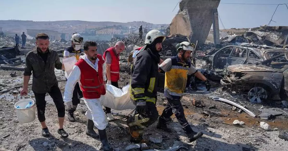 Warehouse explosion in northwestern Syria kills at least 14