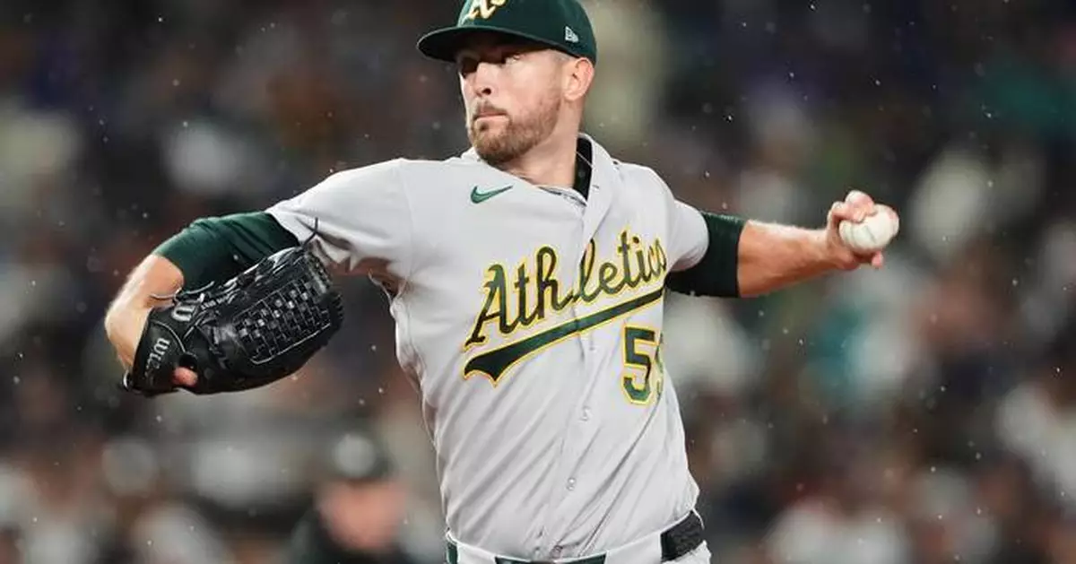 Springs throws 7 shutout innings, Muncy homers as A's beat Mariners 6-2