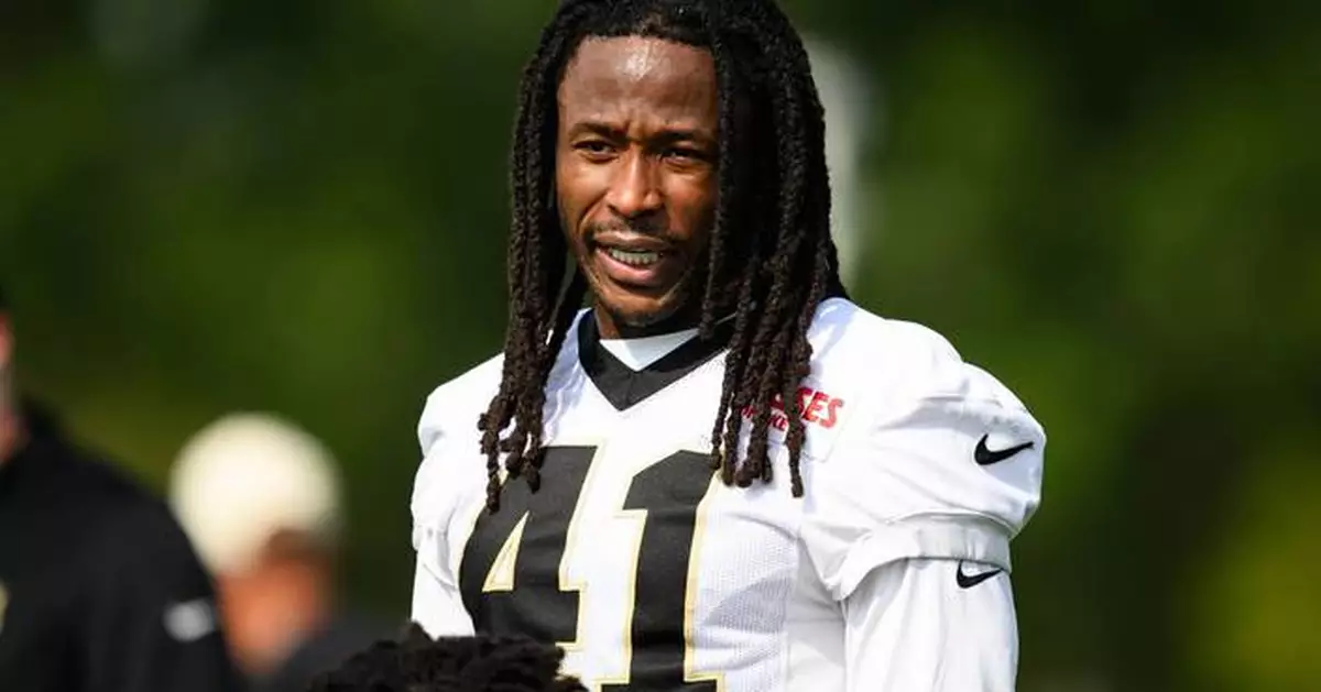 Saints' Kamara returns to practice while Jordan is ruled out for Sunday's opener at Detroit