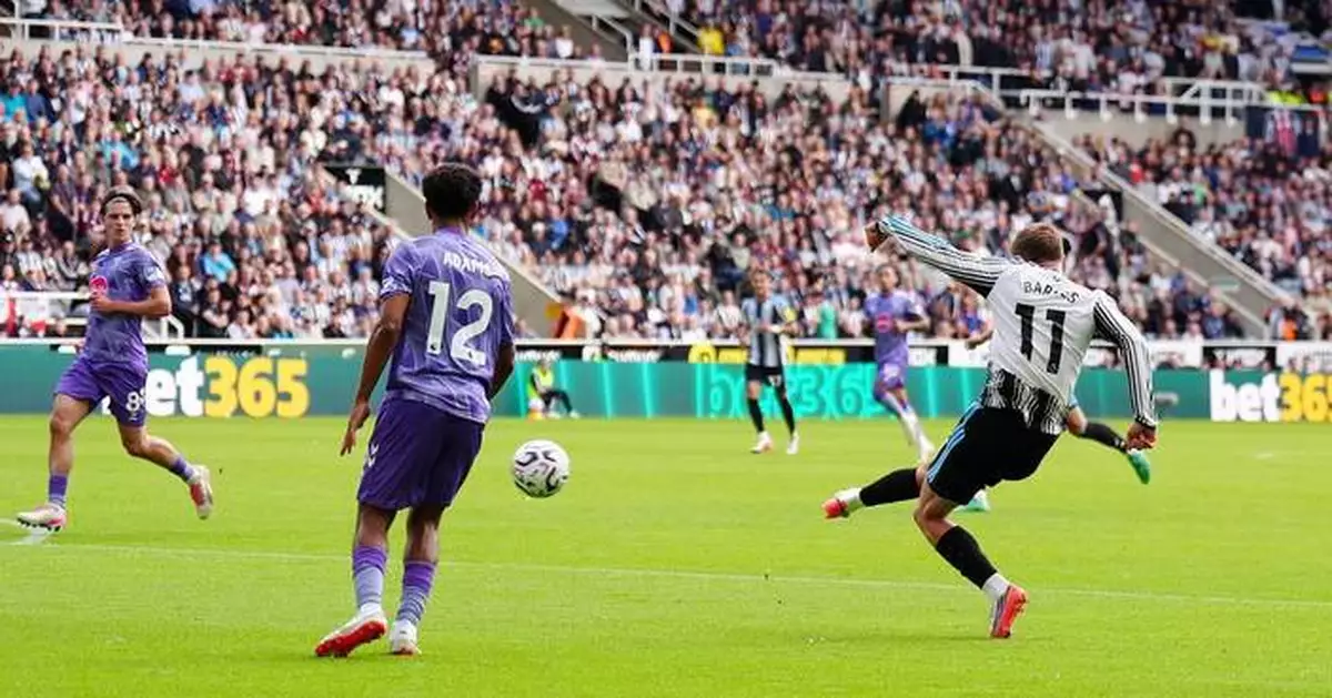 Newcastle rallies to draw 2-2 with Bournemouth in the Premier League