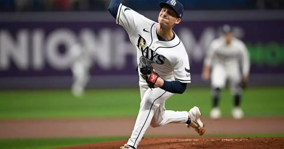 Griffin Jax tosses 5 shutout innings as Rays near AL East title with a 5-1 victory over the Red Sox