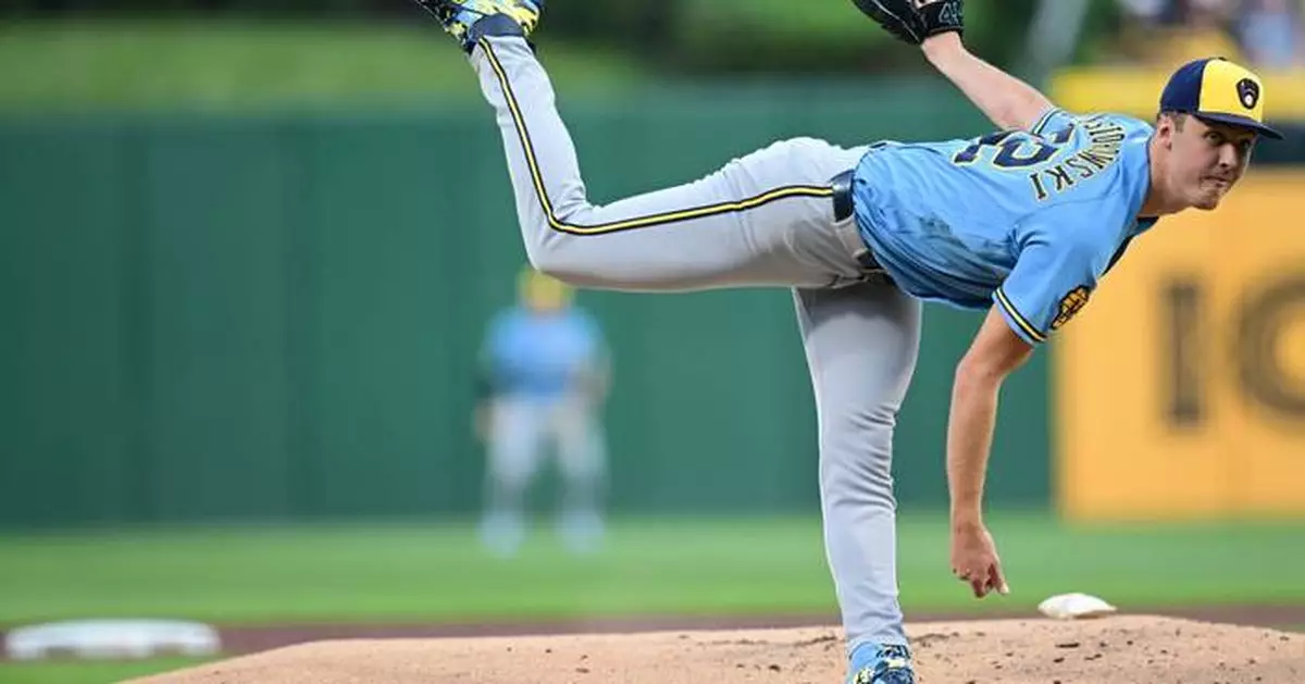 Misiorowski tosses 5 shutout innings, Brewers top Pirates 5-1 to  win 4th straight NL Central title